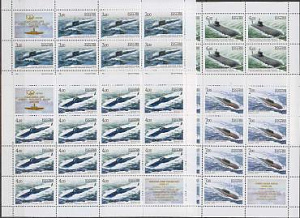 Россия, 2006, Подводные Лодки, 4 листа